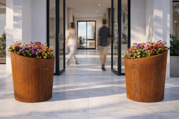 Donica LEA Hortus Ferri ze stali corten Premium donica