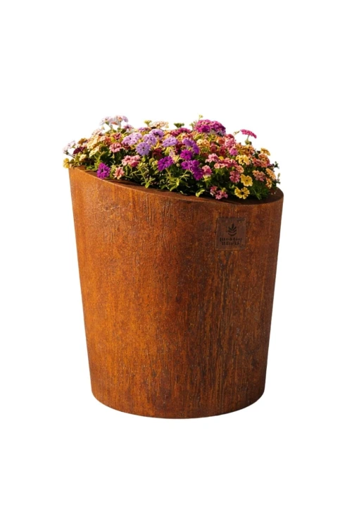 Donica LEA - ze stali corten - Hortus Ferri