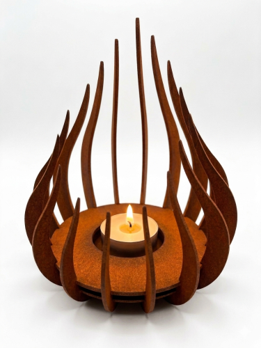 Świecznik Lacrima Ignis - Corten wizualizacja 001 (8).png