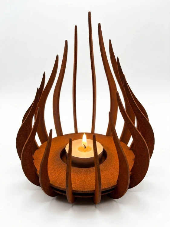 Świecznik Lacrima Ignis - Corten wizualizacja 001 (8).png