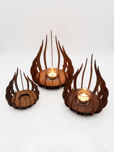 Świecznik Lacrima Ignis - Corten wizualizacja 001 (2).png